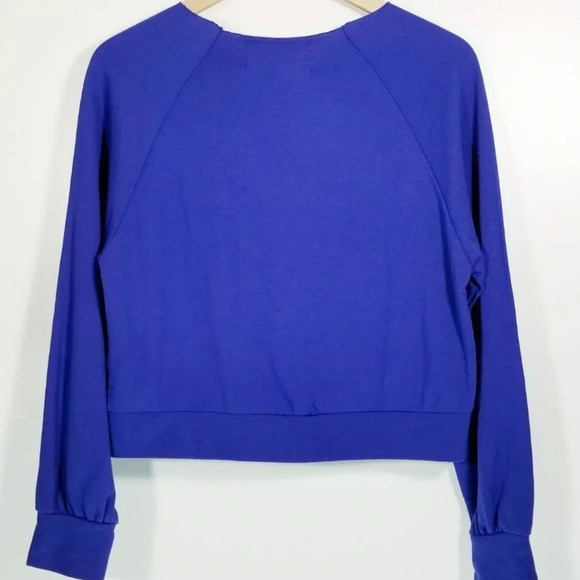 Hiatus French Fries Graphic Logo Crop Sweatshirt - Picture 3 of 5